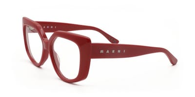 Marni ZVIER RED Red 53/15/145 UNISEX Brilmonturen