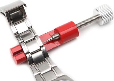 *** Professionele horloge band inkorter - Schakel pin verwijderaar - Horlogemakers gereedschap - van Heble® ***