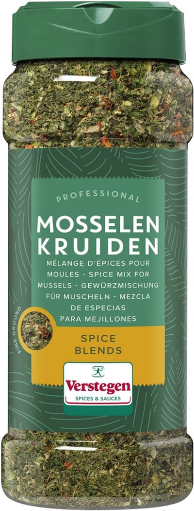 Verstegen - Mosselen kruiden fijn met zout - Strooibus medium - Kruiden & specerijen - 150g