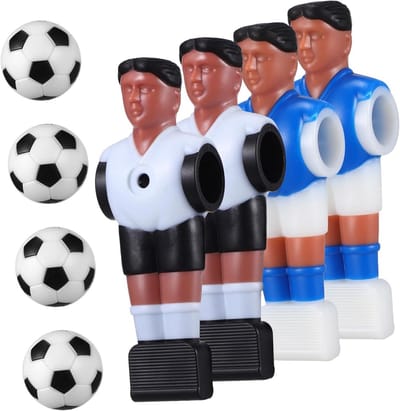 Tafelvoetbal Spelers - Vervangingsfiguren - Tafelspel Reparen - Robuust Hars Materiaal - 11 cm - Diverse Kleuren