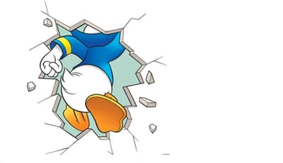 Disney Donald Duck - Muursticker - Donald