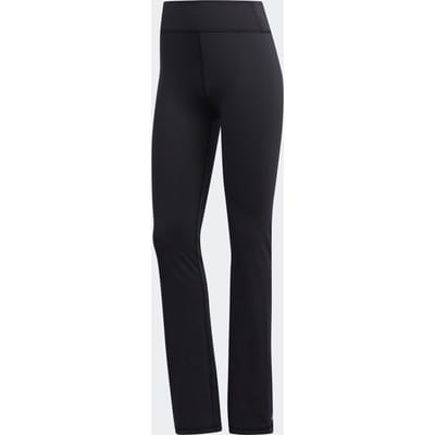 adidas - Maat M Brushed Bootcut Sportbroek Dames - Black