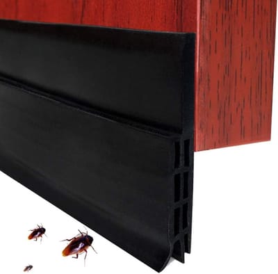 Zelfklevende Deurafdichting, Insectenwering, Geluidsisolatie, Weerbestendige Afdichtstrips, Vervangingsafdichting, 100 x 5 cm