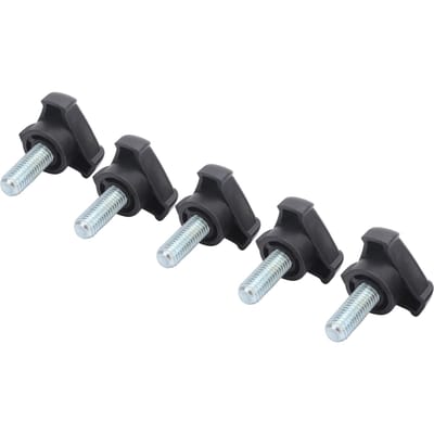 Lot de 5 vis de serrage triangulaires en plastique M10 25 mm