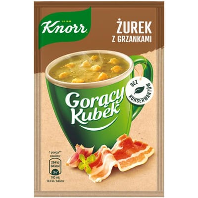 Knorr Mug Chaud Soupe de seigle aigre avec croûtons 17 g