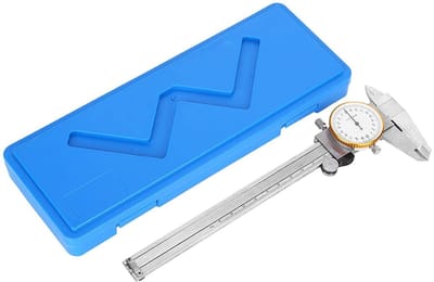 Meetklok Schuifmaat - Meetinstrument Precisie - Nauwkeurig Meten - Koolstofstaal Constructie - 0-150 mm - Zilver