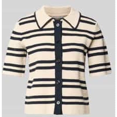 Gebreid shirt met knoopsluiting model 'Dertiny'