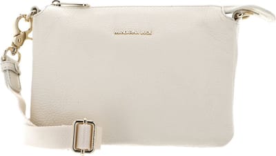 MANDARINA DUCK Leren schoudertas Mellow Leather Crossbody Bag Almond crème