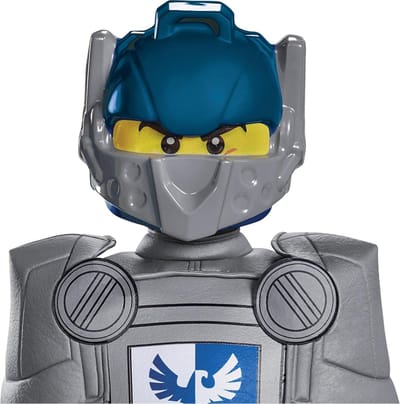 Vegaoo - Clay Nexo Knights Lego masker voor kinderen