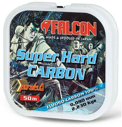 Falcon Super Hard Carbon 50 M Flurocarbon Transparant 0.250 mm