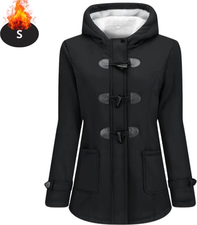 Nivard Winterjas - Parka - Dames - Winter - Jas - Volwassen - Stijlvol - Zwart - S