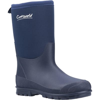 Cotswold Kinder/Kids Hilly Neopreen Wellington Laarzen (Marine)
