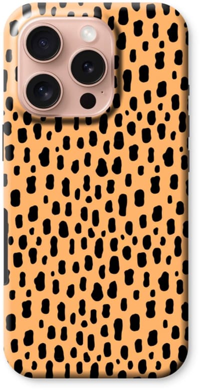 Case Company® - Hoesje geschikt voor iPhone 16 Pro hoesje - Panter - Tough Case - Maximale Bescherming alle Kanten en Schermrand