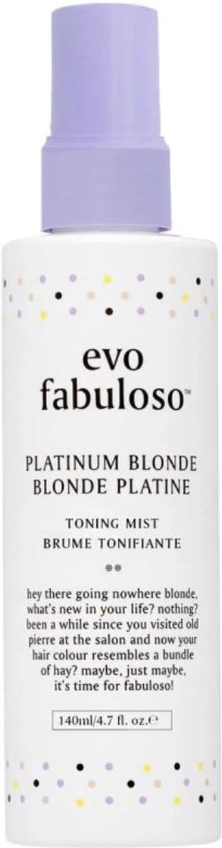 Evo Fabuloso Toning Mist Platinum Blonde 140ml