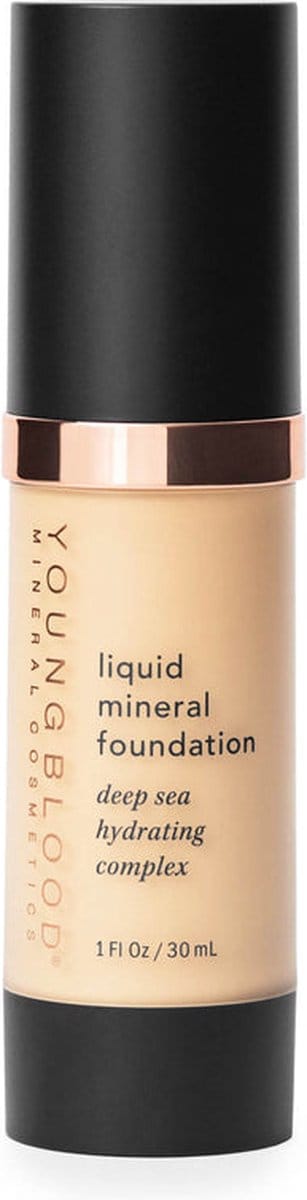 YOUNGBLOOD - Liquid Mineral Foundation - Shell
