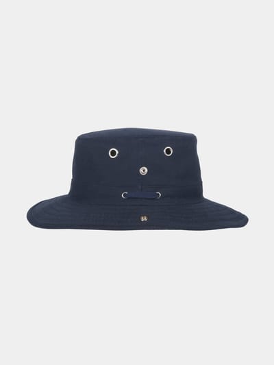 Hatland - UV Boonie hoed voor heren - Portland - Marineblauw - maat L (59CM)