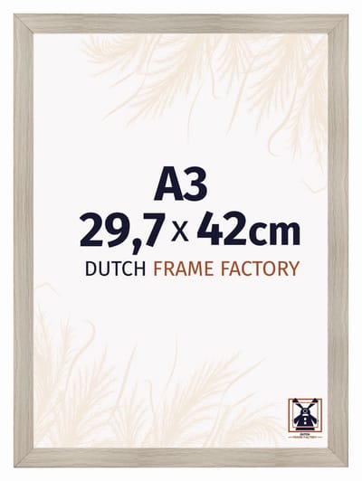 Fotolijst A3 29,7x42 cm - MDF - Eiken Licht - Praag