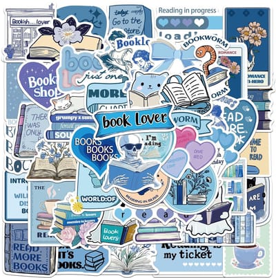 Dailygoods- Boekenstickers 50 Stuks - Waterdichte Stickers - Duurzaam