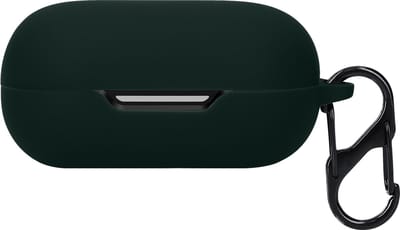 kwmobile cover voor oordopjes case - geschikt voor TOZO Golden X1 - Trendy beschermhoes draadloze oordopjes in donkergroen