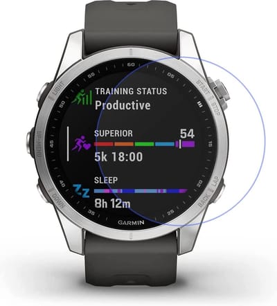 Strap-it Screen protector glas - beschermend glasplaatje geschikt voor de grotere Garmin Fenix 7x (51mm)