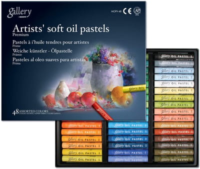 Dailygoods- Olie Pastels Set van 48 - Zachte Olie Pastels - Pastelkrijt voor Volwassenen - Pastelkrijtjes - Diverse Kleuren - Hoogwaardige Kwaliteit