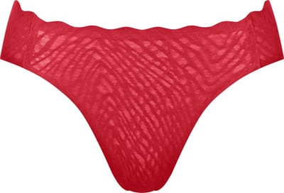 Sloggi ZERO Feel Bliss Festive High leg Dames Onderbroek - ROOD