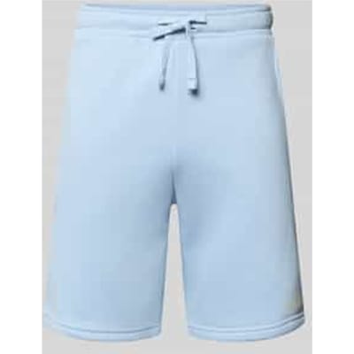 Short met steekzakken en logoprint