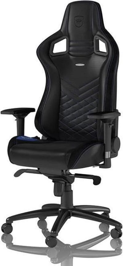 noblechairs EPIC Series - Black / Blue Gaming stoel - Zwart / Blauw - PU Leer - Tot 120 kg