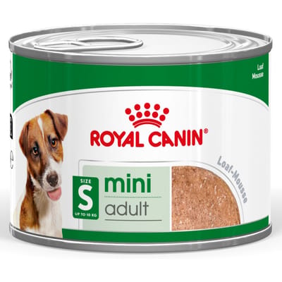48x195g Royal Canin Mini Adult Mousse natvoer voor honden