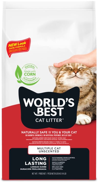 6,35kg Extra Strength World's Best Cat Litter Kattenbakvulling