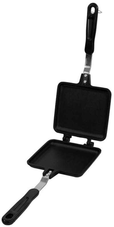 Delphin - Minipan - Tosti-pan - Tosti- ijzer - Camping-pan - Voor alle Hittebronnen - Compact