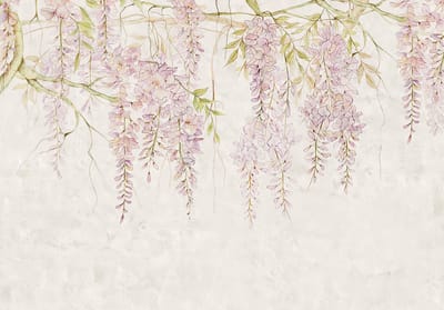 Fotobehang - Wisteria 400x280cm - Vliesbehang