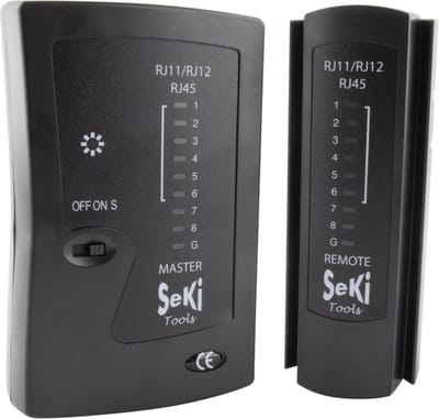 Seki LAN kabeltester voor RJ45 + RJ11