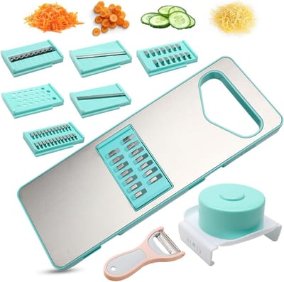 Professionele Groenteschaaf en Rasp - Ideaal voor Komkommers, Aardappelen en Wortelen, Keukenaccessoire voor Snel en Efficiënt Snijden