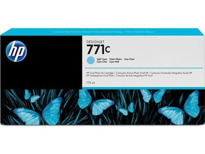HP B6Y12A nr. 771C inktcartridge licht cyaan (origineel)