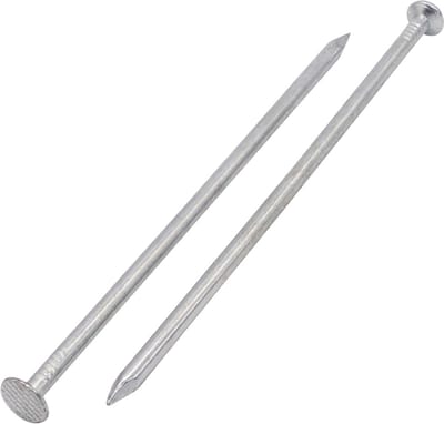Degelijke Bouwnagels Verzinkt 5.0 x 150 mm - Platte Kop & Gewone Draad - Sterke Houtbevestiging