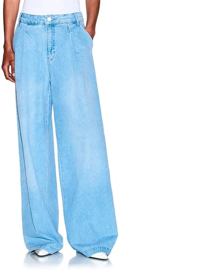 Armani Exchange Xw001105_af14494 Hoge Taille Broek Blauw 40 Vrouw