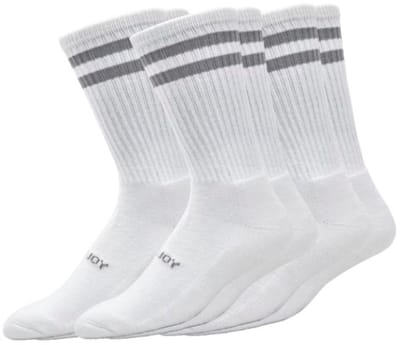 Footjoy ComfortSof Crew Golfsokken 3 paar Heren Lang Wit 39-46