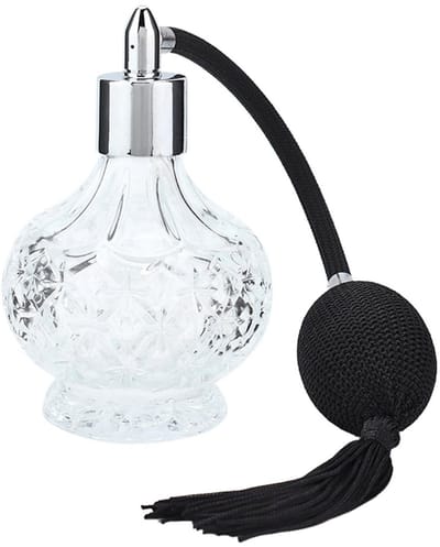 Dailygoods- Parfumfles 80ml - Vintage Glas - Navulbaar - Sprayfles - Retro Ontwerp - Zinklegering Spuitkop