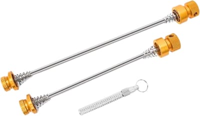 Fiets Snelspanner - Diefstalbeveiliging Hendel - Veilig Transport - Eenvoudige Bediening - Standaard Interface - Goud