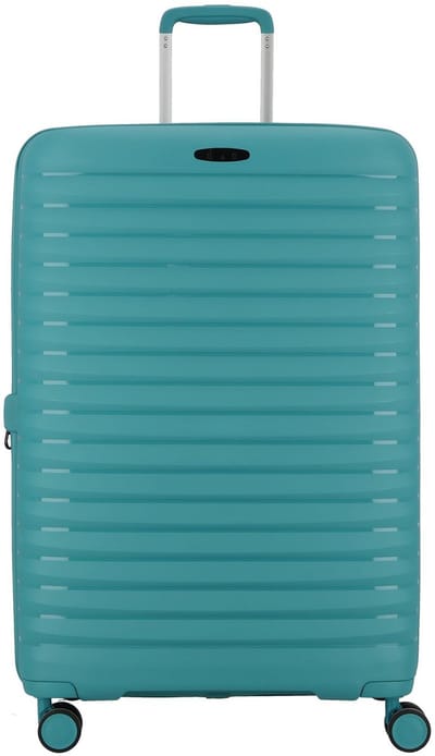 d & n Travel Line 4500 4 wielen Trolley L 75 cm met uitbreidingsplooi - Harde bagage - TSA slot - petrol