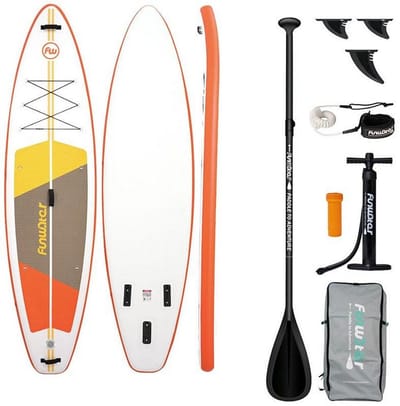 FunWater SUPFW69B SUP Paddleboard 3.35m - Orange/White