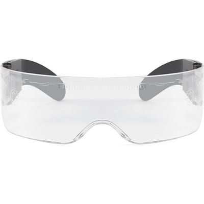Lunettes colorées lumineuses sens futuriste de la science et de la technologie LED célébrité en ligne Flash Bar lunettes de soleil disco lunettes de fête white