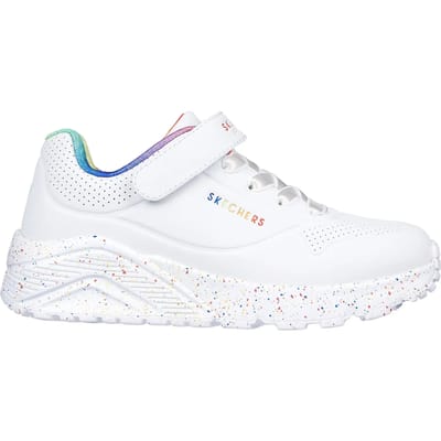 Skechers Uno Lite-Rainbow Specks Meisjes Sneakers - White - Maat 27
