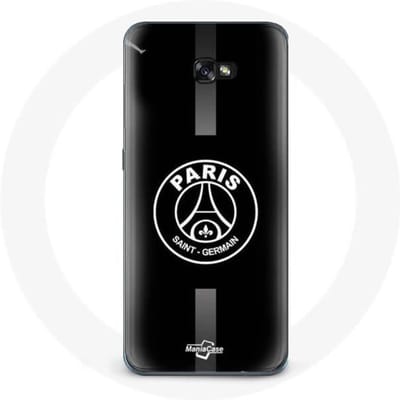 Coque - Maniacase - Samsung Galaxy A3 2017 - PSG logo Jordan - Souple - Noir noir