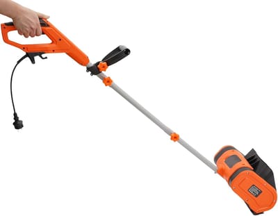 Elektrische Sneeuwblazer - Sneeuwschuiver Veegmachine - Efficiënt Sneeuw Ruimen - Krachtige Koperen Motor - 32cm Breed 15cm Diep - Oranje