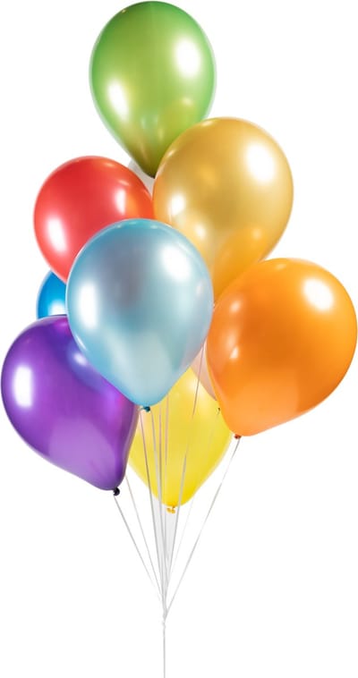 10 Balloons 12″ metallic/pearl gemixt - Thema Feest Party Ballon