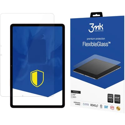 3MK FlexibleGlass Serie - Hybride Beschermglas - Samsung Galaxy Tab S7 Plus - Krasbestendig - QuickApp Technologie