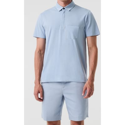 AlphaTauri Jomar V1.y9.01 Polo Shirt Short Fog Blue Size: S | Polo Shirts Outlet | Heren | Blauw