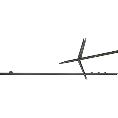 Pijl 3 kleine haakjes + 1 groot haakje voor voortladen en dubbele speld Denty Spearfishing